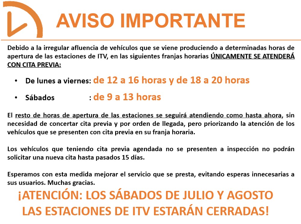 Aviso importante